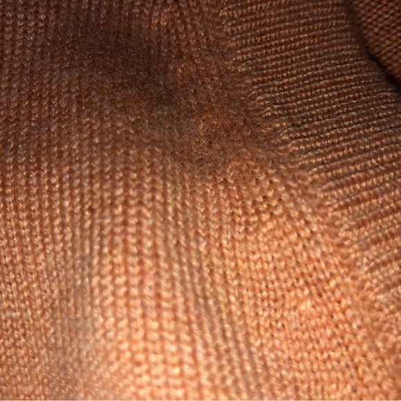 TSE Cashmere silk and cashmere tomato colored lightweight cardigan - Picture 3 of 4